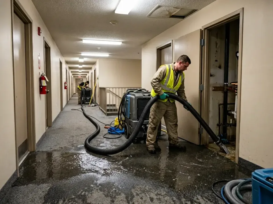 multi-unit-apartment-hallway-f-005 — frequently asked questions, Emergency Burst Pipe Water Extraction & Removal in Jonestow…